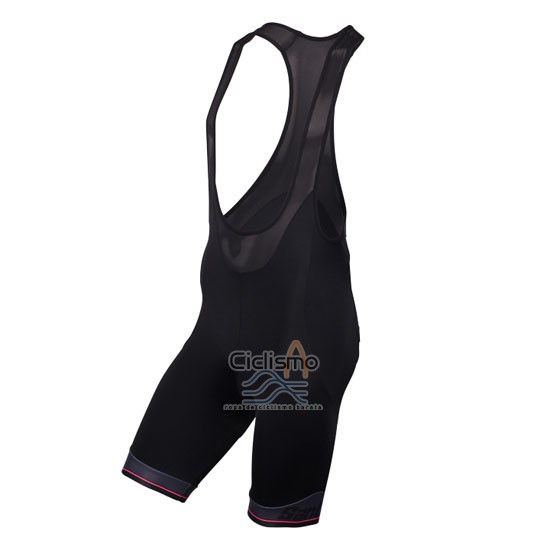 Giro d'Italia Ropa Ciclismo Culotte Corto 2016 Hombre Mangas Cortas Negro y Rojo